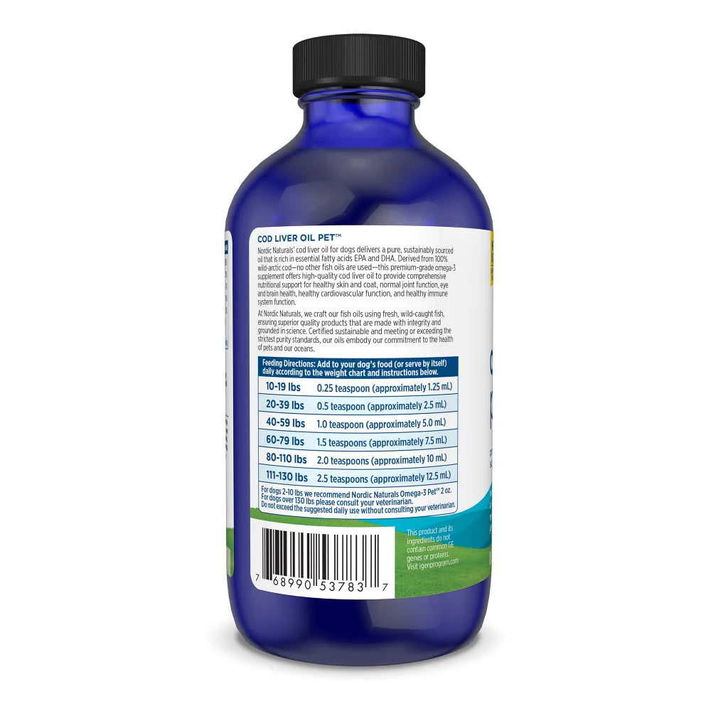 Pet Cod Liver Oil 8oz