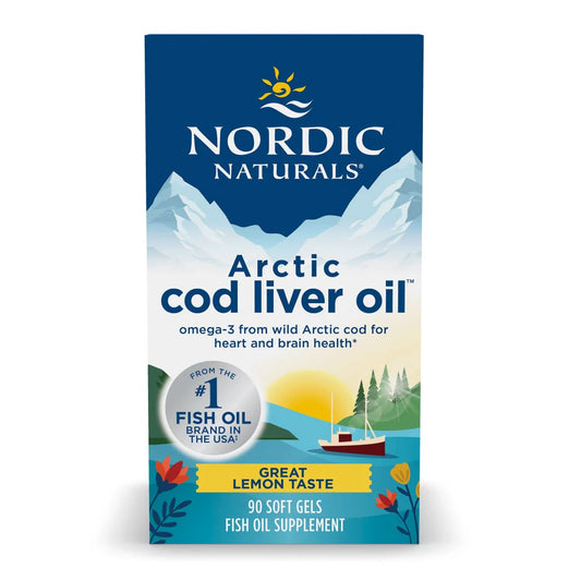 Arctic Cod Liver Oil Lemon Capsules 90ct