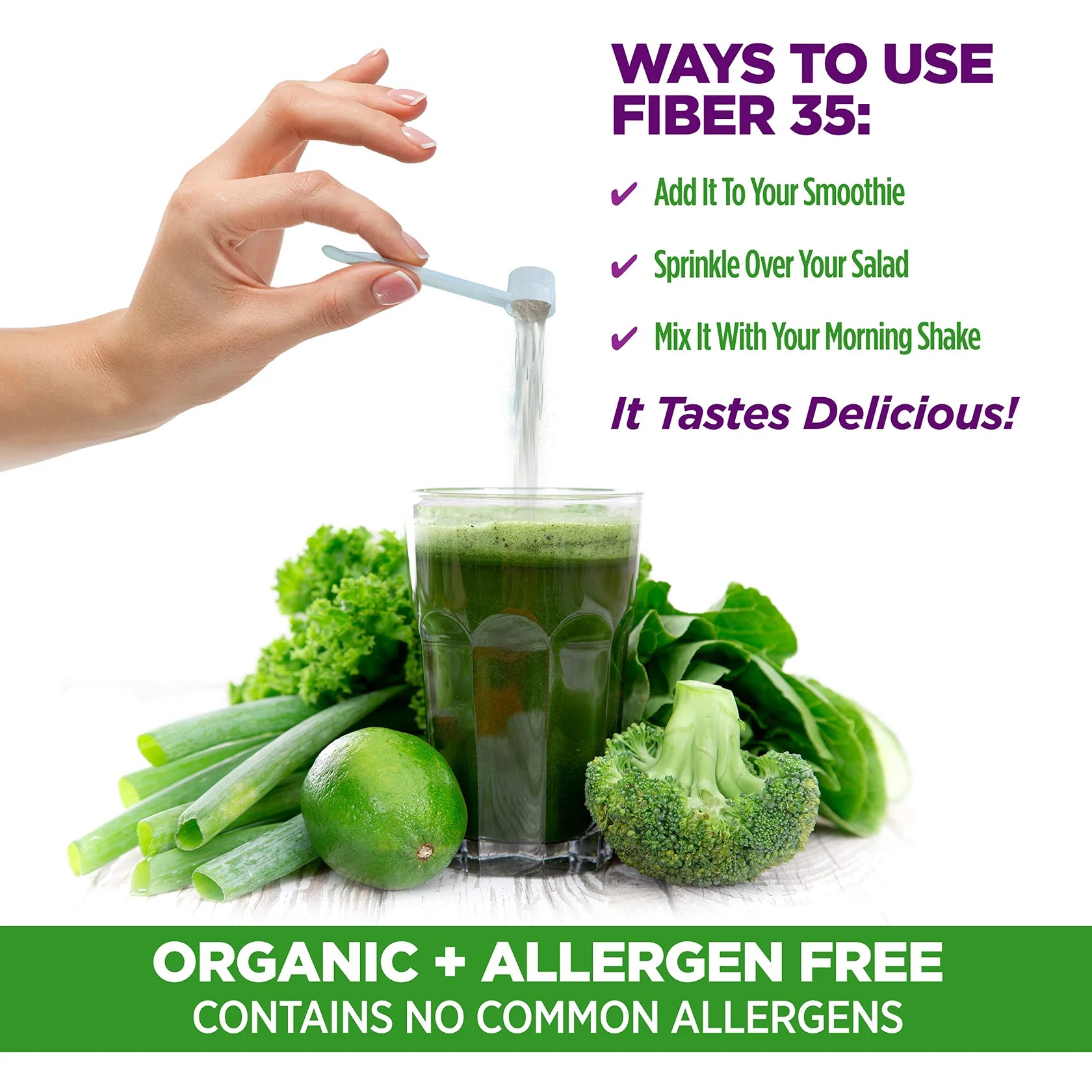 Fiber 35 – Organic Prebiotic Blend