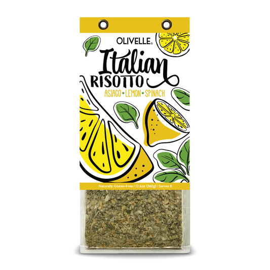 Asiago Lemon Spinach Risotto