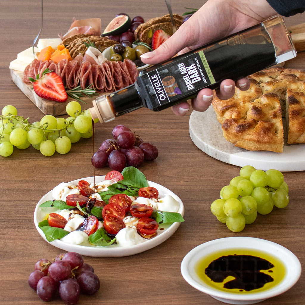 Perfect Pairing Gift - Nocellara Extra Virgin Olive Oil & Barrel Aged Dark Balsamic