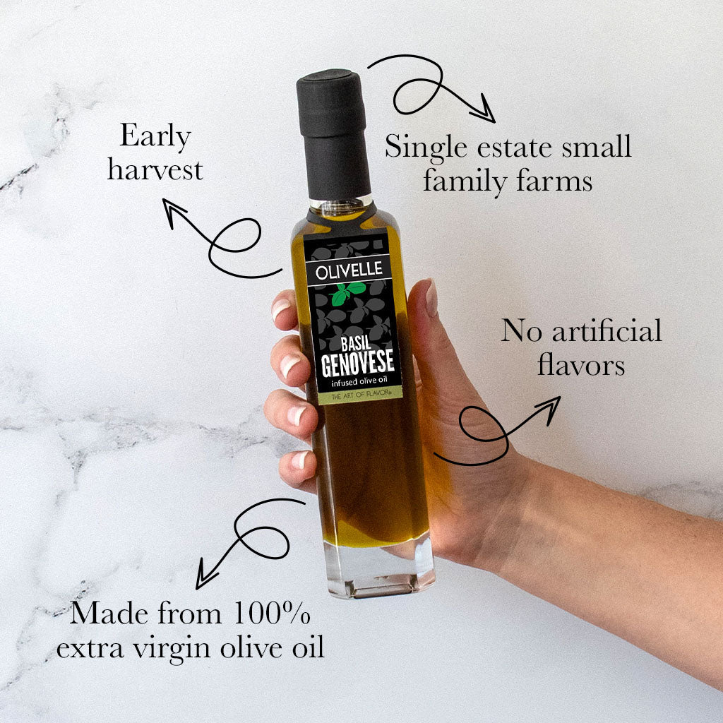 Basil Genovese Infused Olive Oil