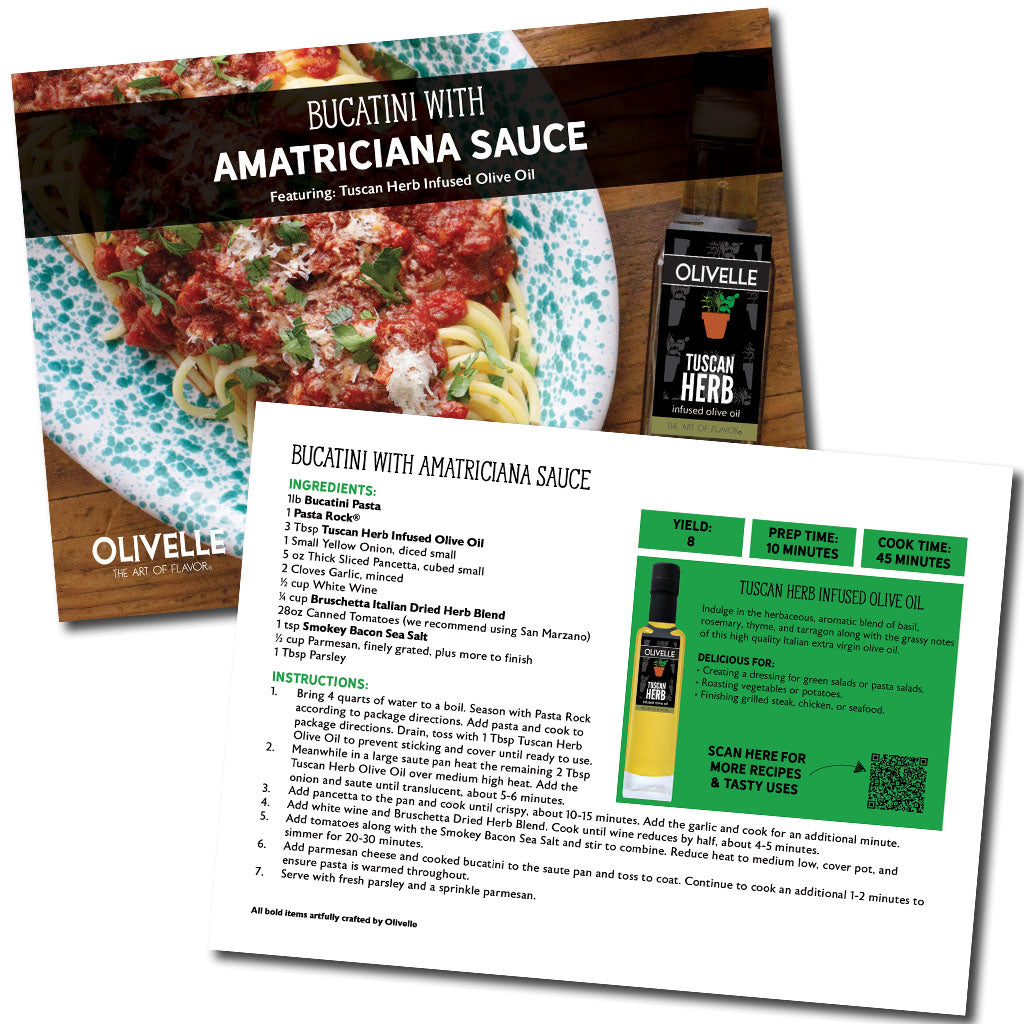 Bucatini with Amatriciana Sauce Recipe Gift Kit