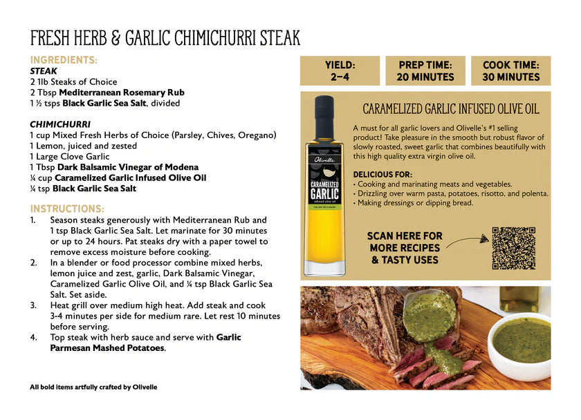 CARAMELIZED GARLIC INFUSED OLIVE OIL