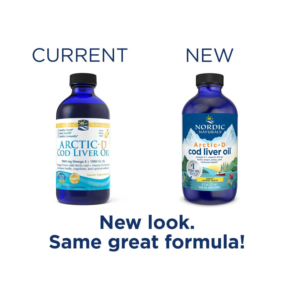 Arctic-D Lemon Cod Liver Oil 8oz