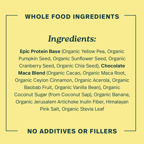 Chocolate Maca Organic Plant Protein