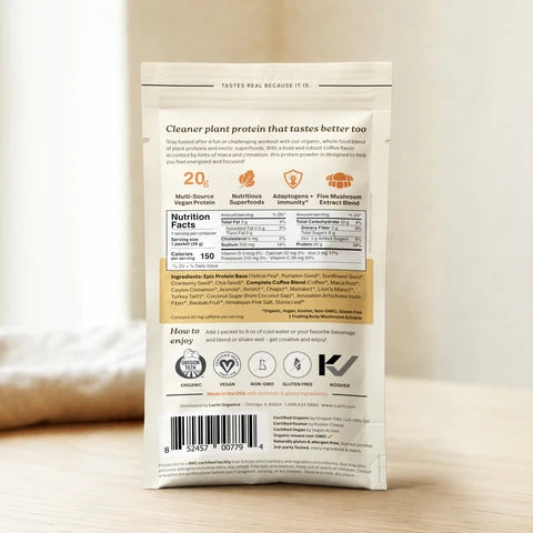 Complete Coffee Organic Plant Protein