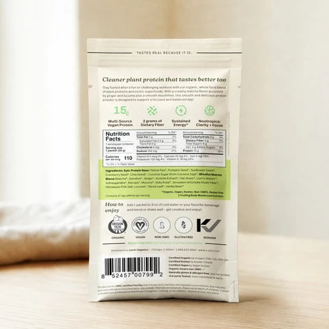 Mindful Matcha Organic Plant Protein