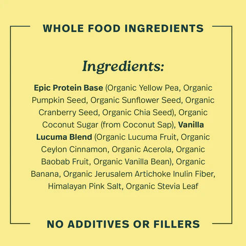 Vanilla Lucuma Organic Plant Protein