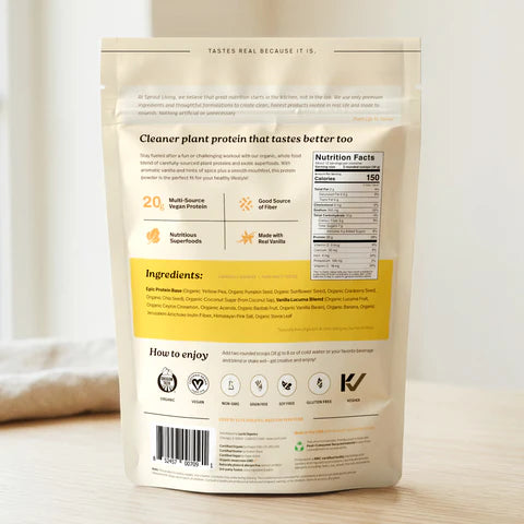 Vanilla Lucuma Organic Plant Protein