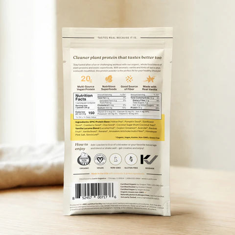 Vanilla Lucuma Organic Plant Protein