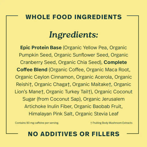 Complete Coffee Organic Plant Protein