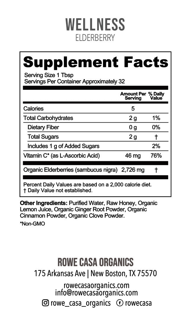 Elderberry Immune Support | 16 oz