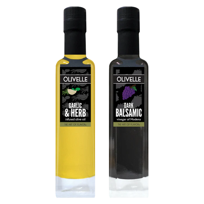 Garlic & Herb Infused Olive Oil & Dark Balsamic of Modena