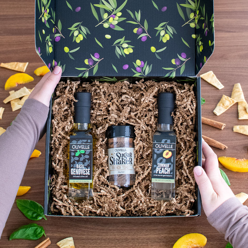Grilled Brie with Peach Salsa Recipe Gift Kit