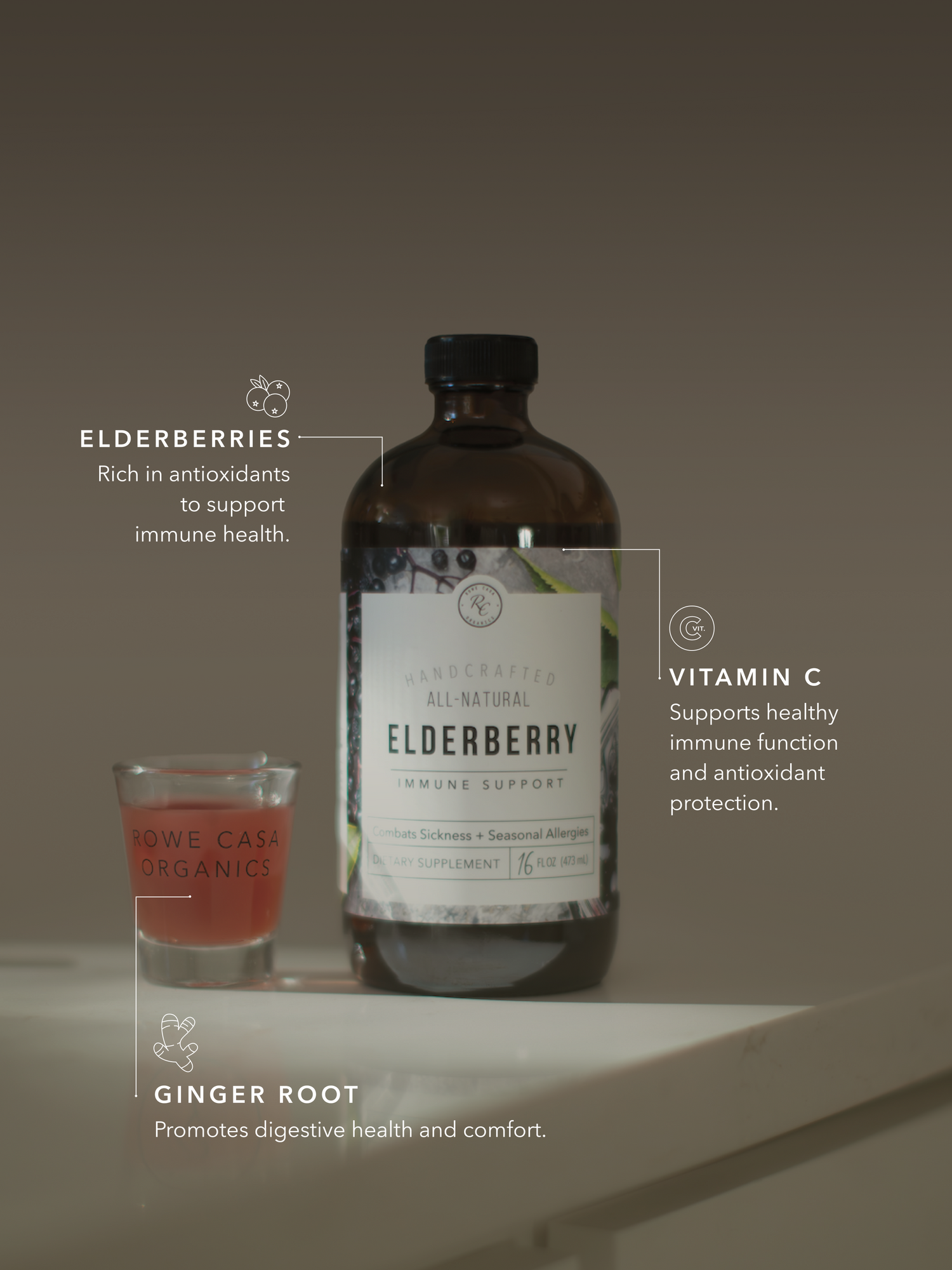 Elderberry Immune Support | 16 oz