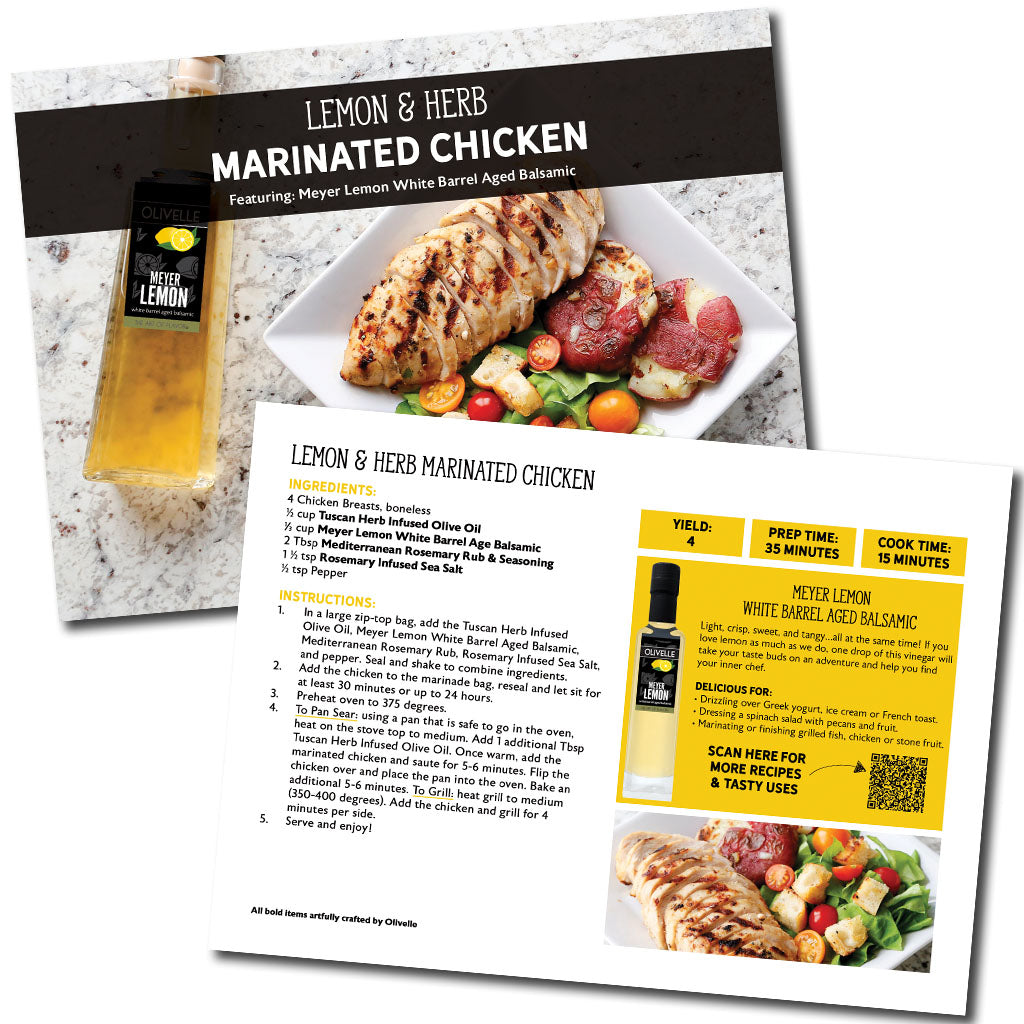 Lemon and Herb Marinated Chicken Recipe Gift Kit