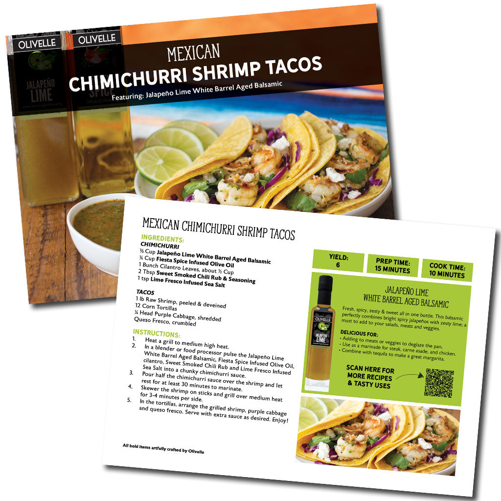 Mexican Chimichurri Shrimp Tacos Recipe Gift Kit