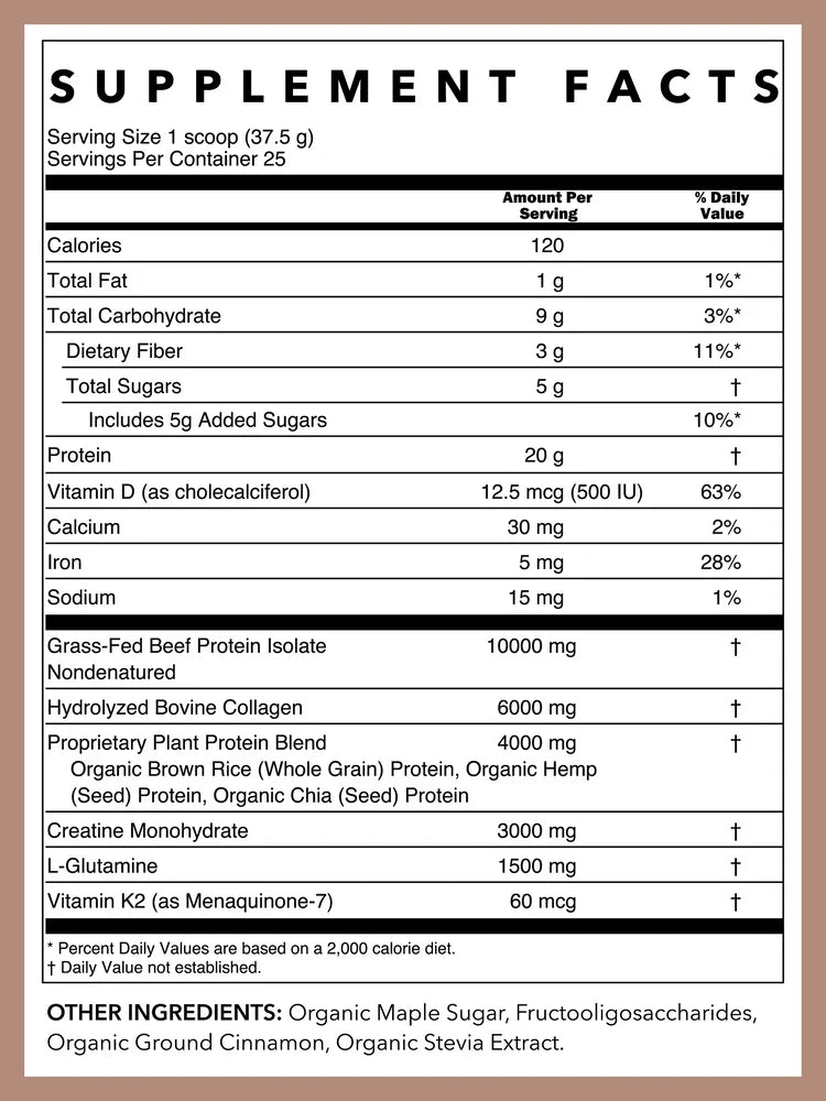 Women’s Wellness Protein Blend - Maple Cinnamon | 33 Oz