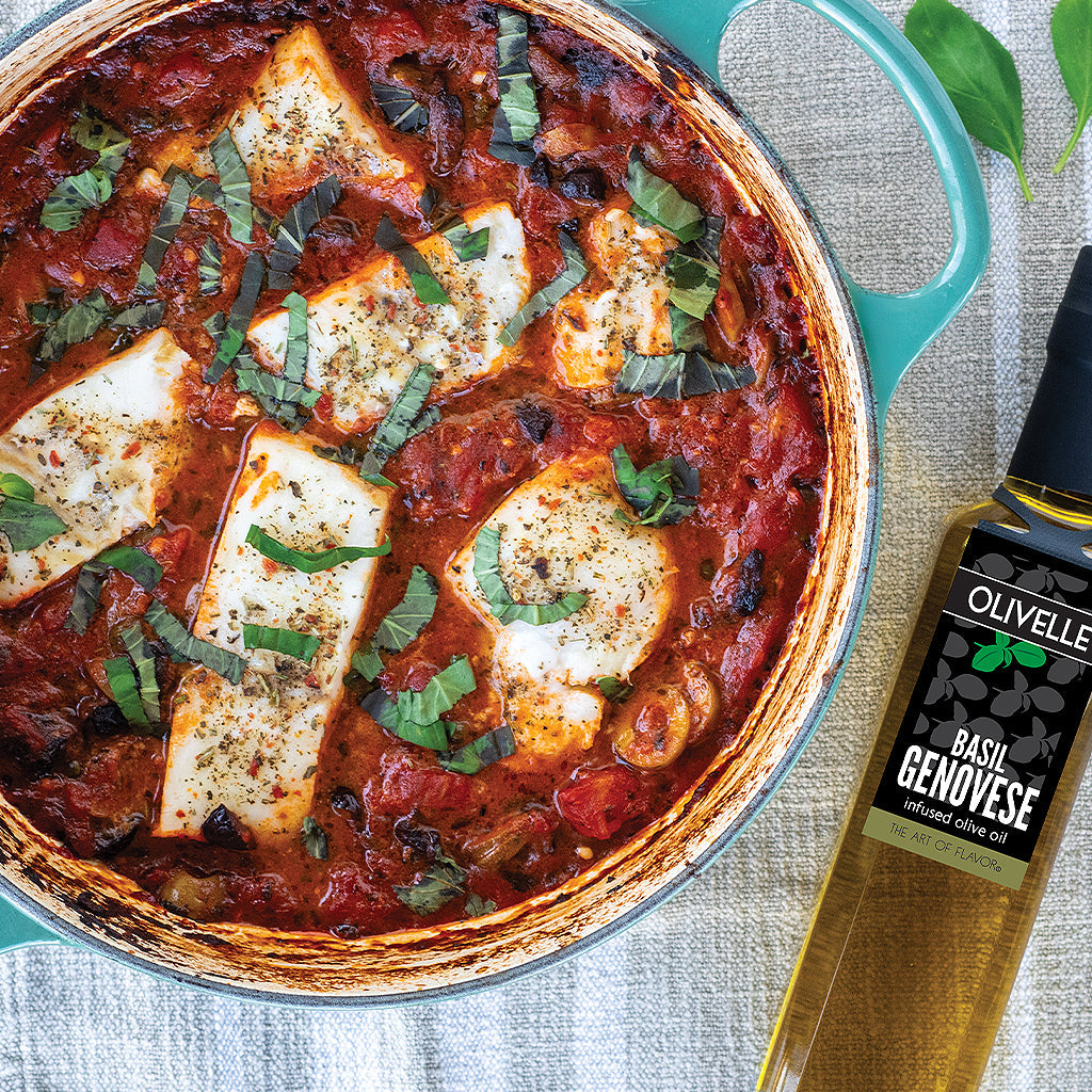 Basil Genovese Infused Olive Oil
