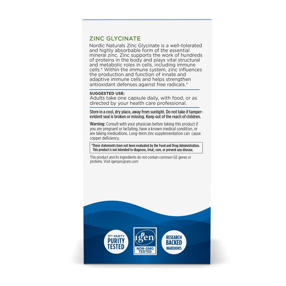Zinc Glycinate 60 Count