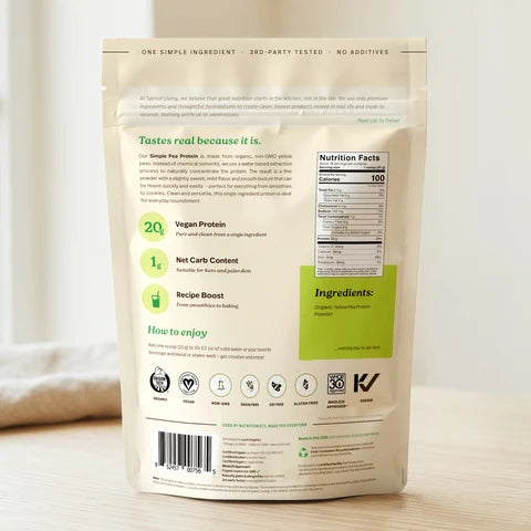 Organic Pea Protein (Unflavored)