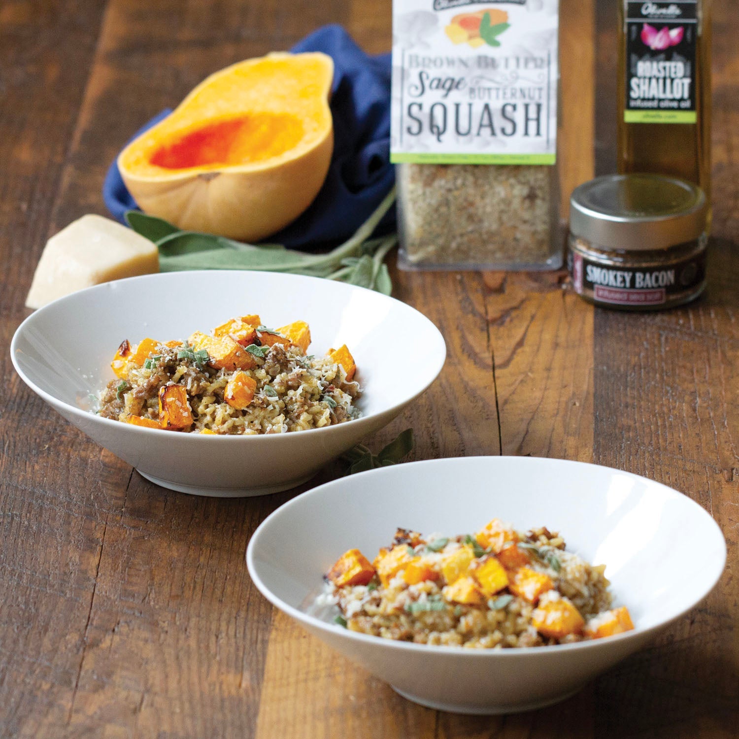 Brown Butter Sage Butternut Squash Risotto