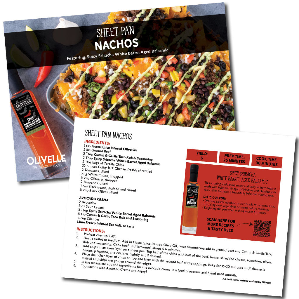 Sheet Pan Nachos Recipe Gift Kit