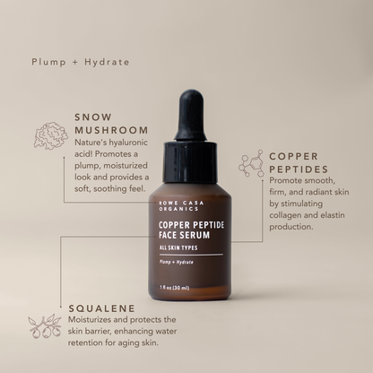 Copper Peptide Face Serum | 1 oz