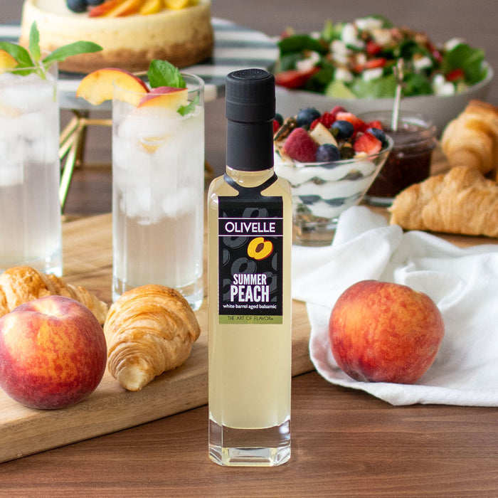 Blood Orange Infused Olive Oil & Summer Peach White Barrel Aged Balsamic
