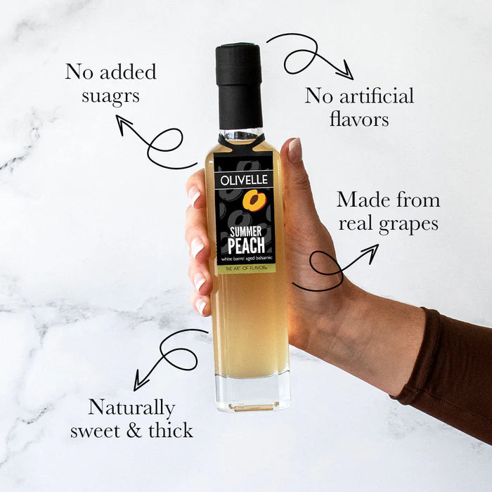 Blood Orange Infused Olive Oil & Summer Peach White Barrel Aged Balsamic