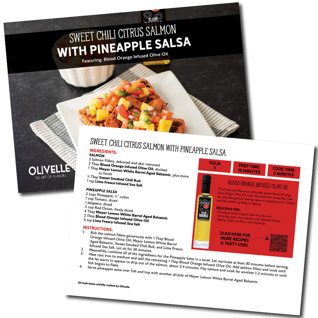 Sweet Chili Citrus Salmon and Pineapple Salsa Recipe Gift Kit