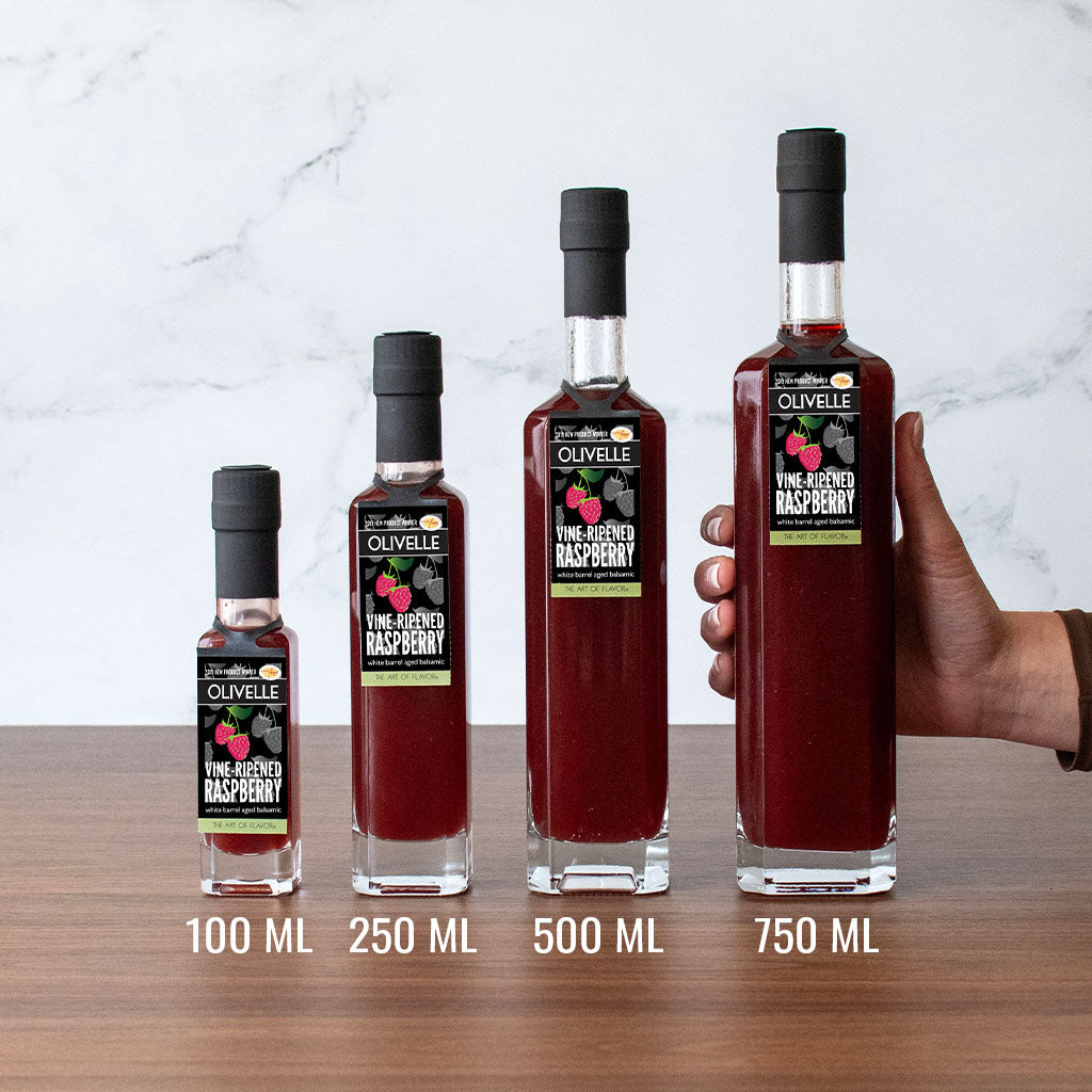 Perfect Pairing Gift - Sicilian Lemon Infused Olive Oil & Vine-Ripened Raspberry White Barrel Aged Balsamic