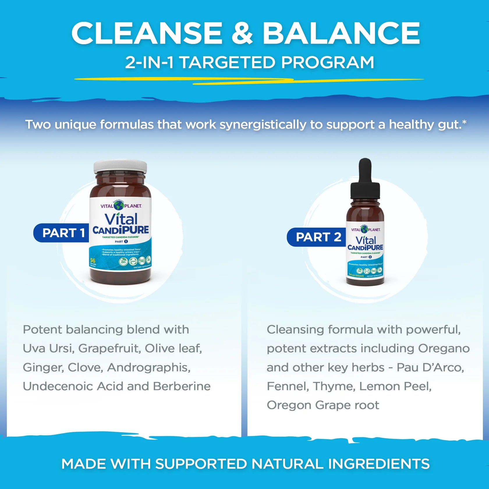 Vital CandiPURE - 2-part Targeted Yeast Cleanse