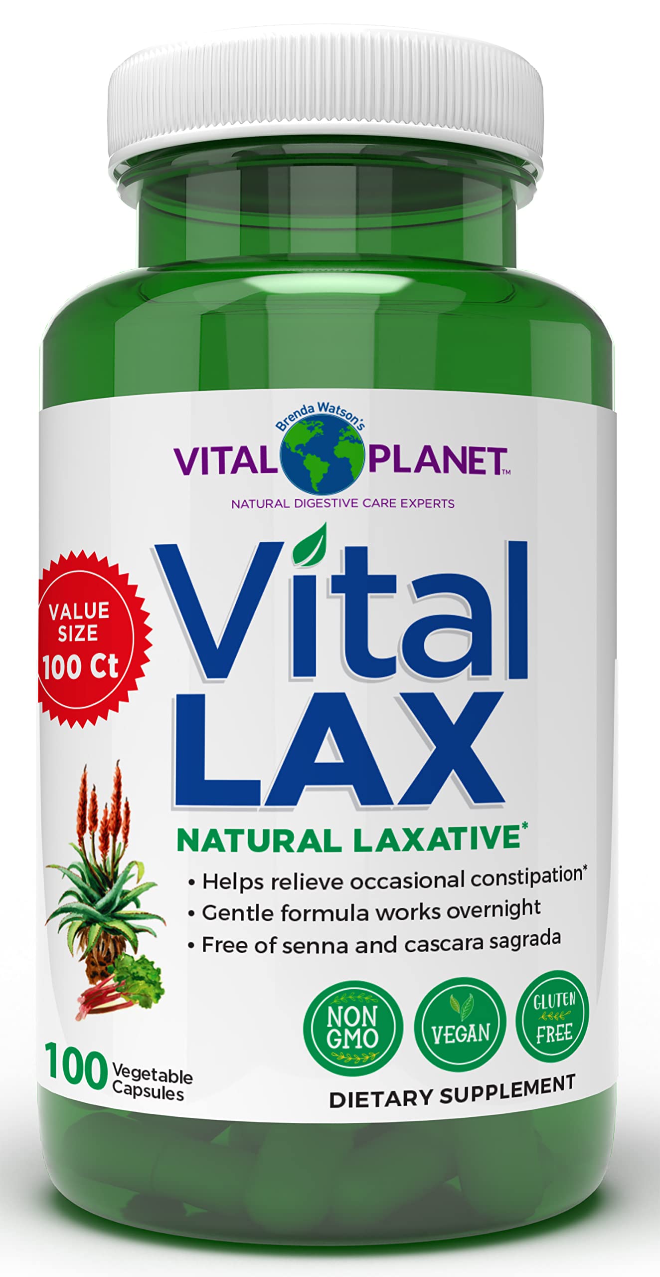 Vital Lax Natural Laxative - Capsules