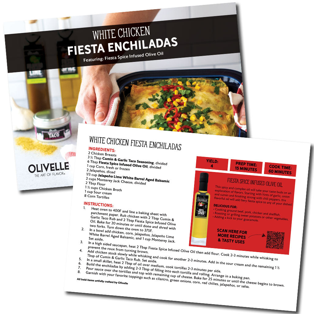White Chicken Fiesta Enchiladas Recipe Gift Kit