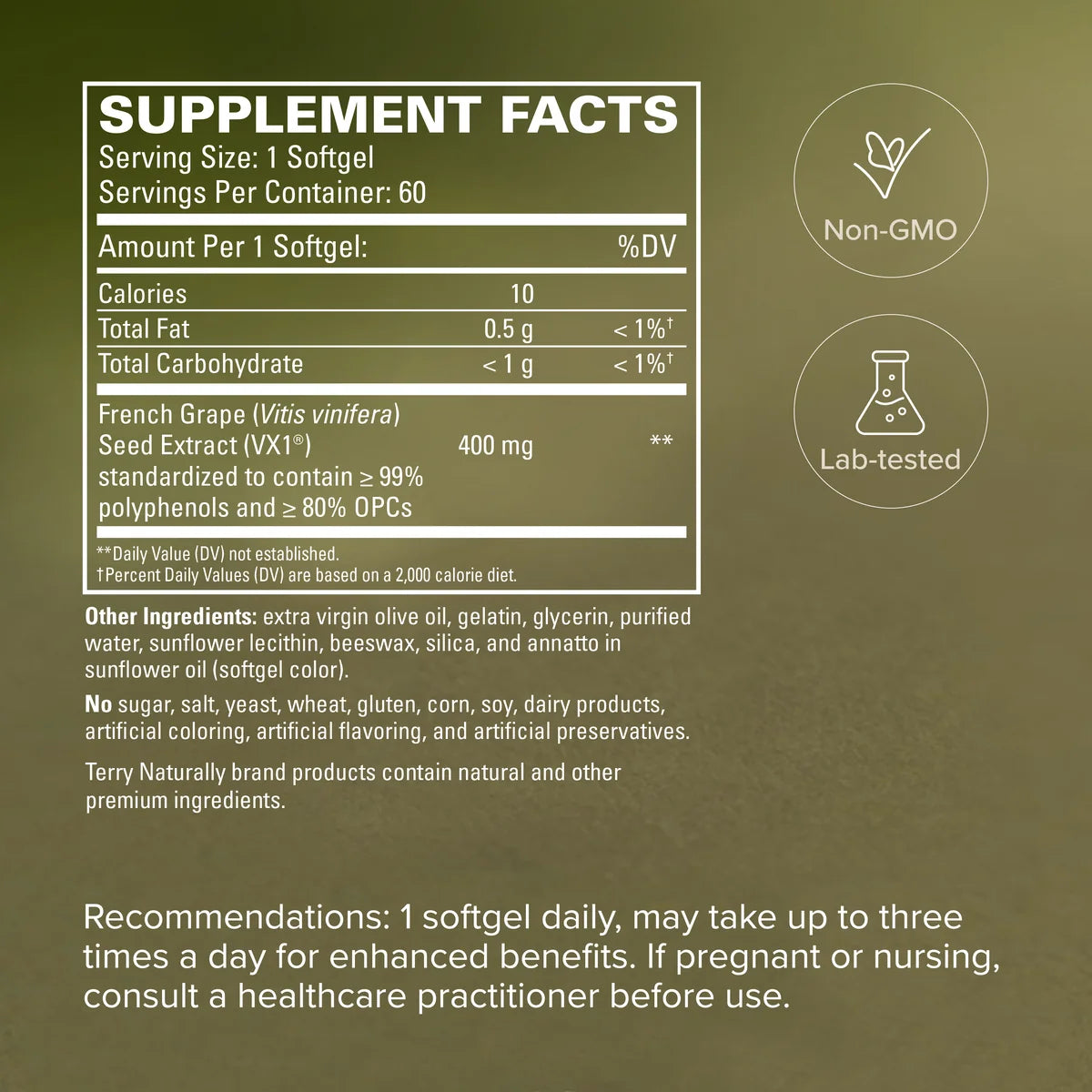 Clinical OPC Extra Strength 400mg (60)