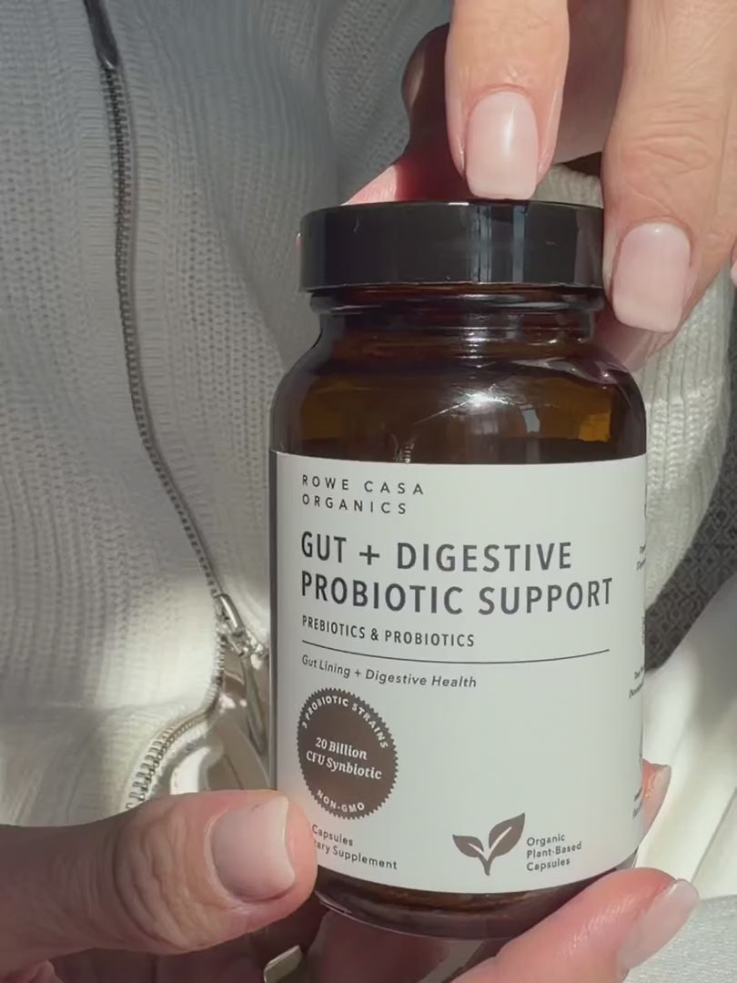 Load video: Gut + Digestive Probiotic Support | 60 Capsules