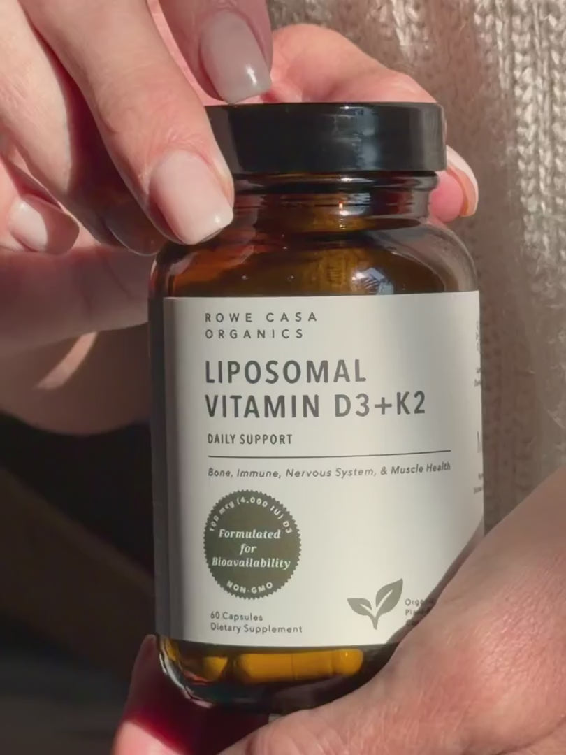 Load video: Liposomal Vitamin D3 + K2 | 60 Capsules