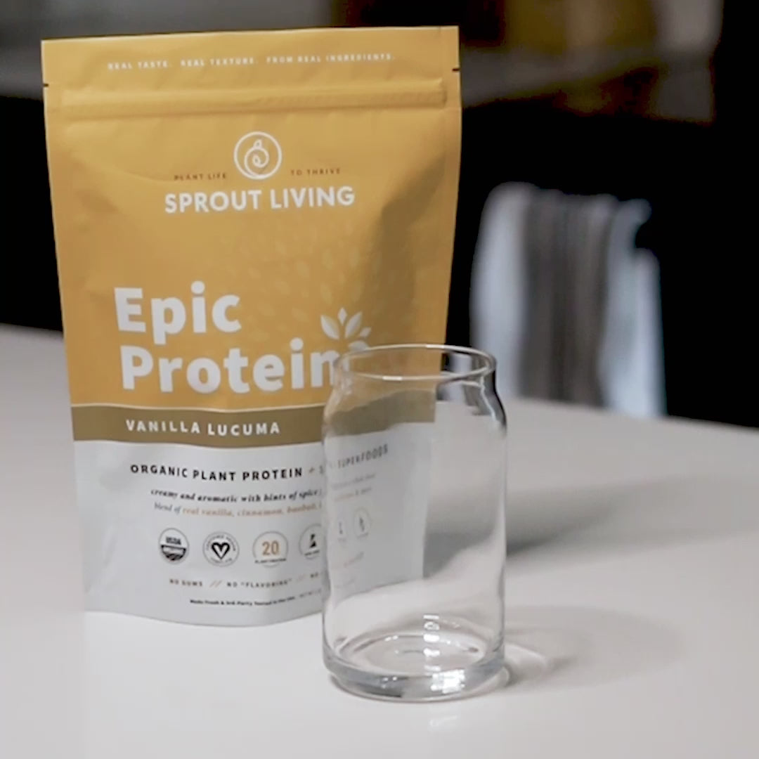 Load video: Vanilla Lucuma Organic Plant Protein